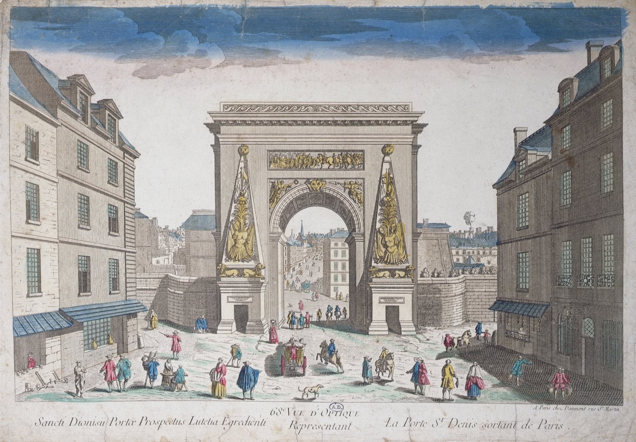 Porte Saint-Denis by French School