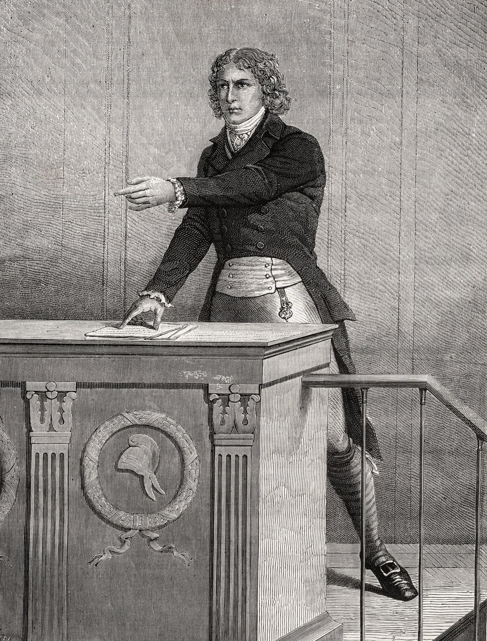 Louis Antoine de Saint Just (1767-94) by French School