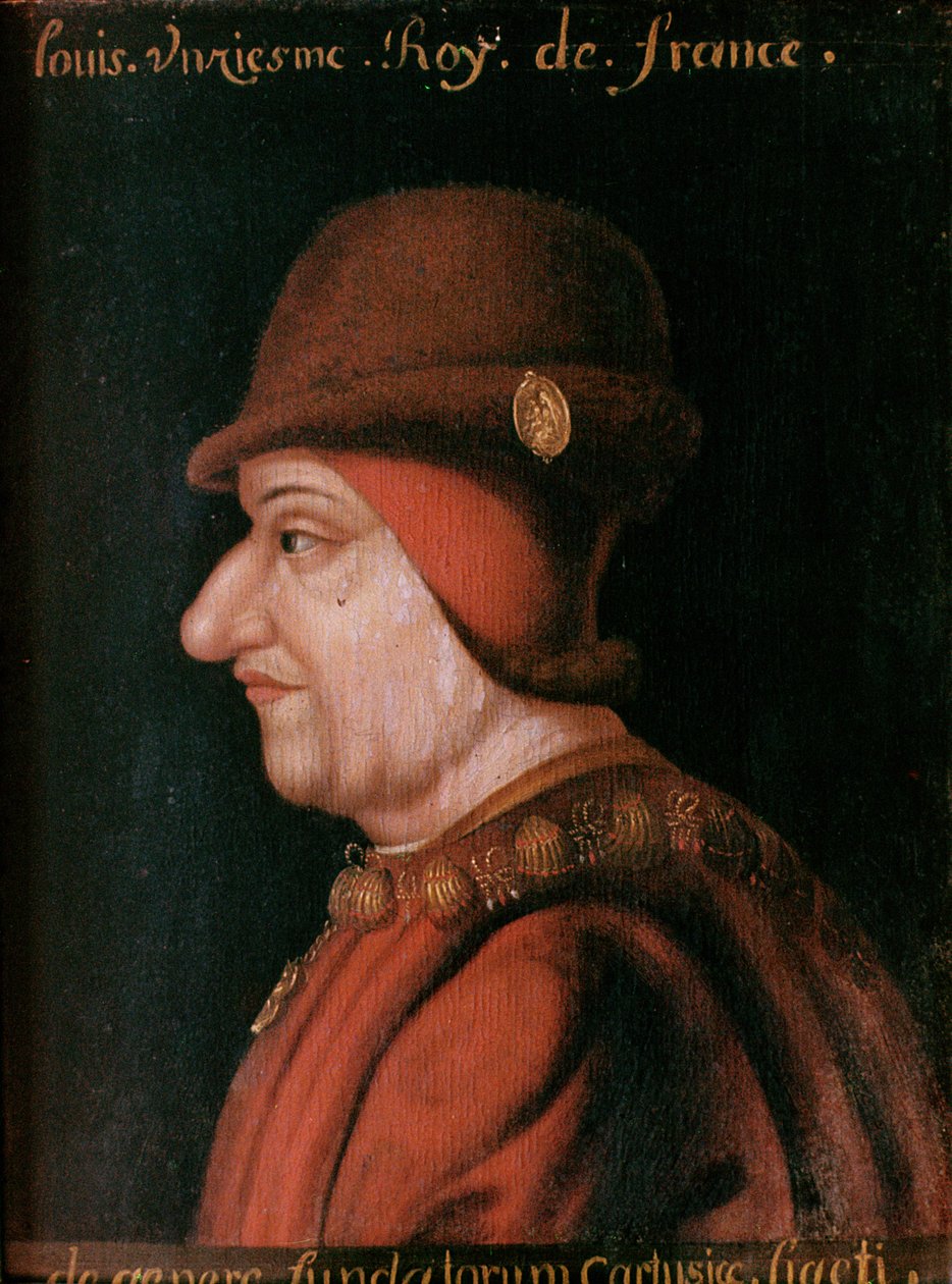 Louis XI (1423-83) by French School