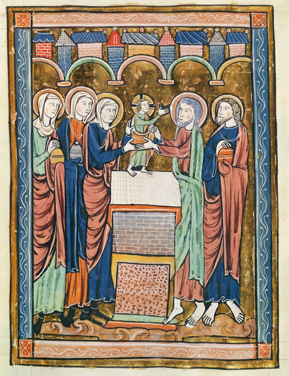 Ms 3016 fol.10 The Circumcision, from 