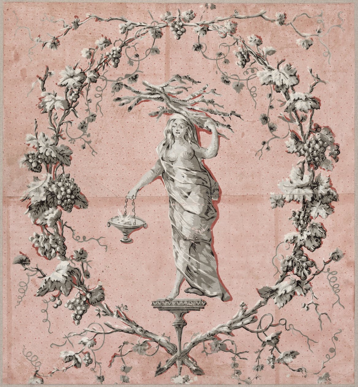 Dört Mevsim: Kış, c.1785 (duvar kağıdı) by French School