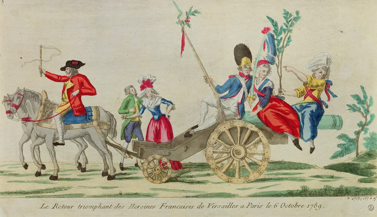 Fransız kadın kahramanların 6 Ekim 1789