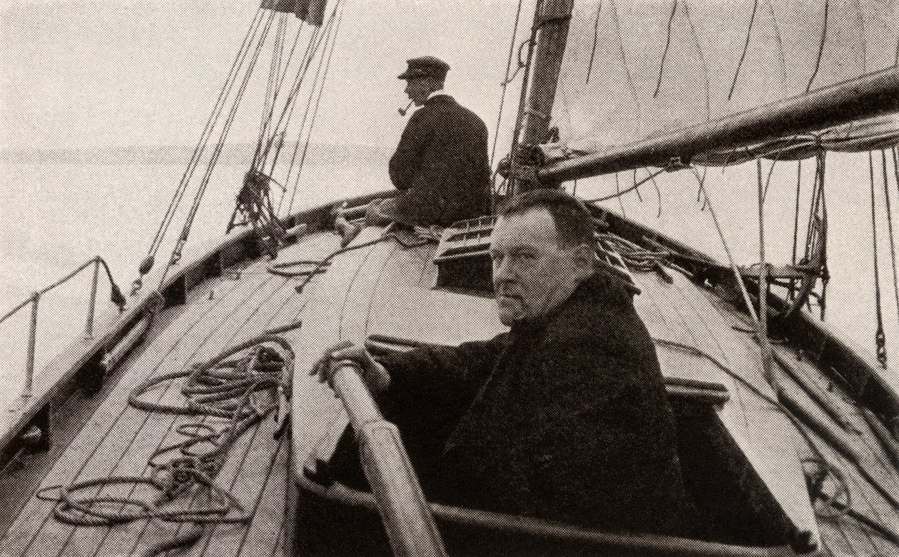 Hilaire Belloc teknesinde by French Photographer