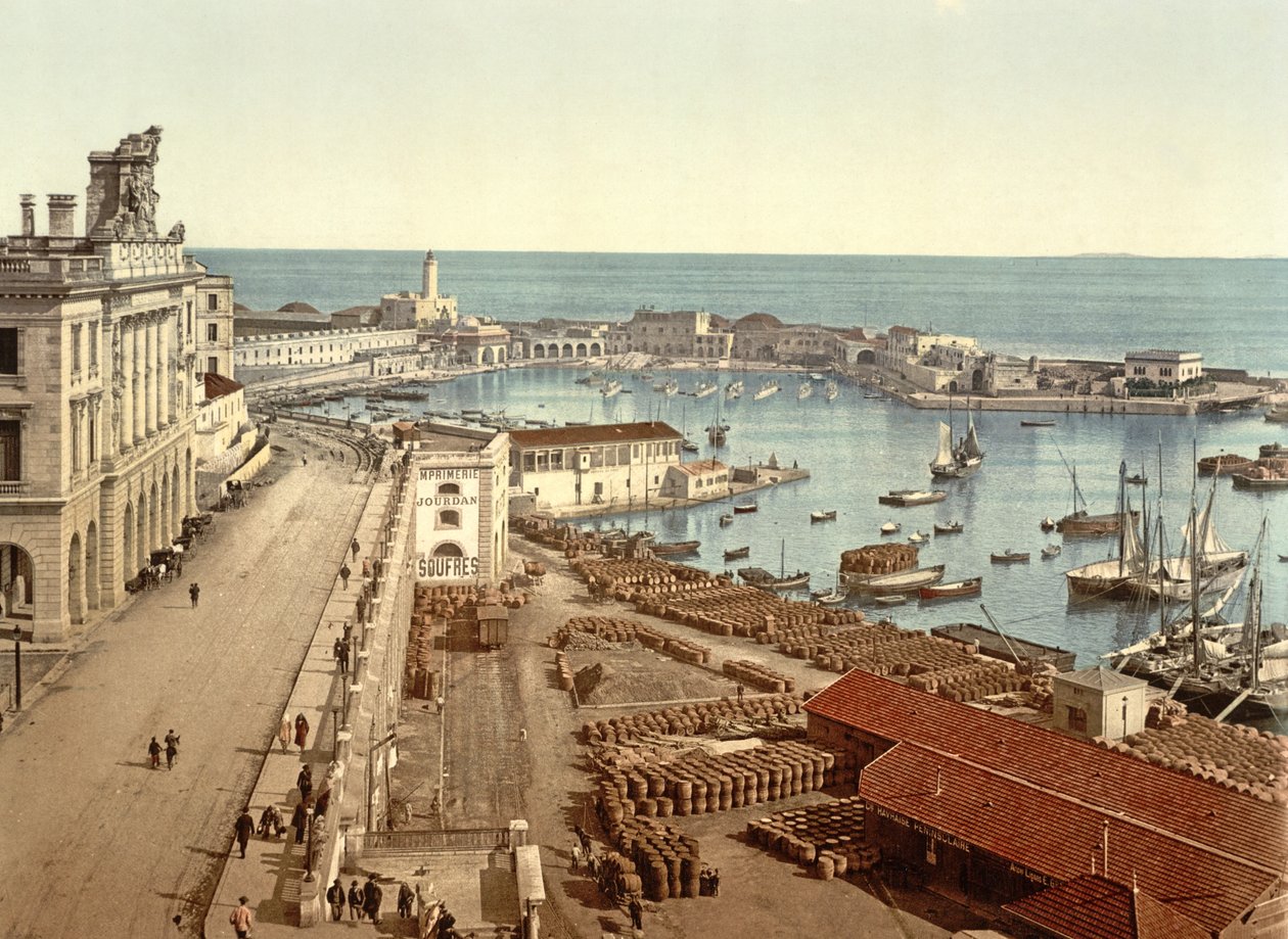 Cezayir Limanı, pub. yaklaşık 1900 by French Photographer