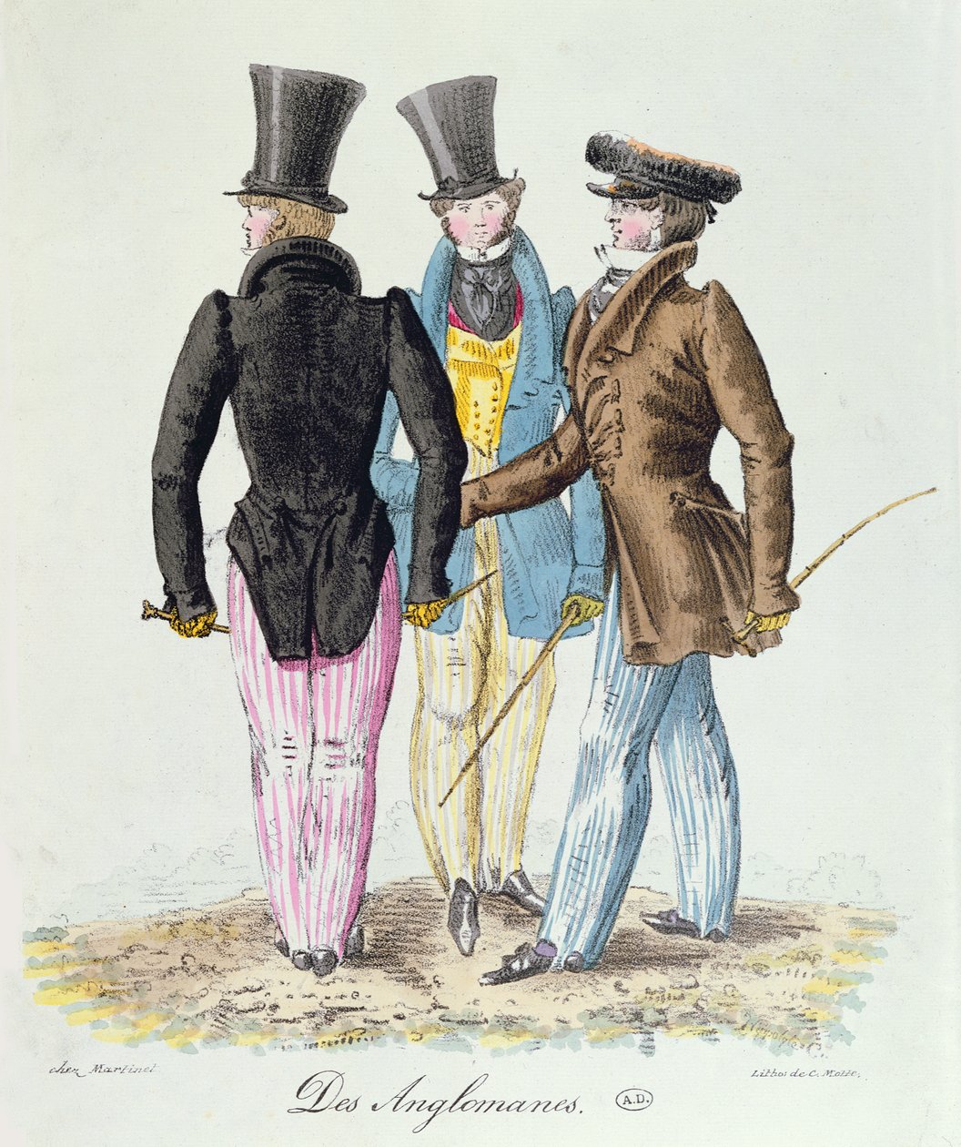 Anglomanyaklar, 1830 dolayları by French School