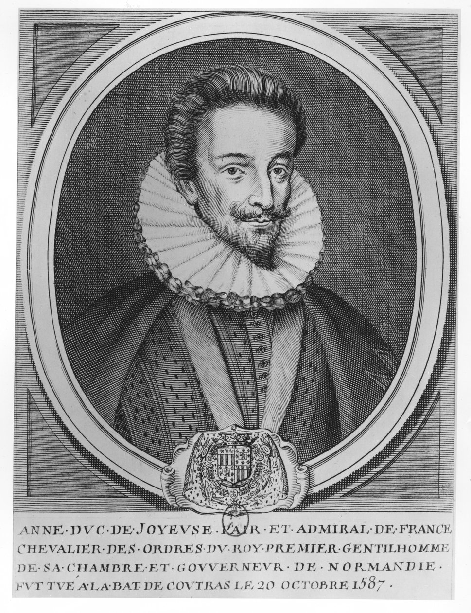 Anne, Joyeuse Dükü (gravür) by French School