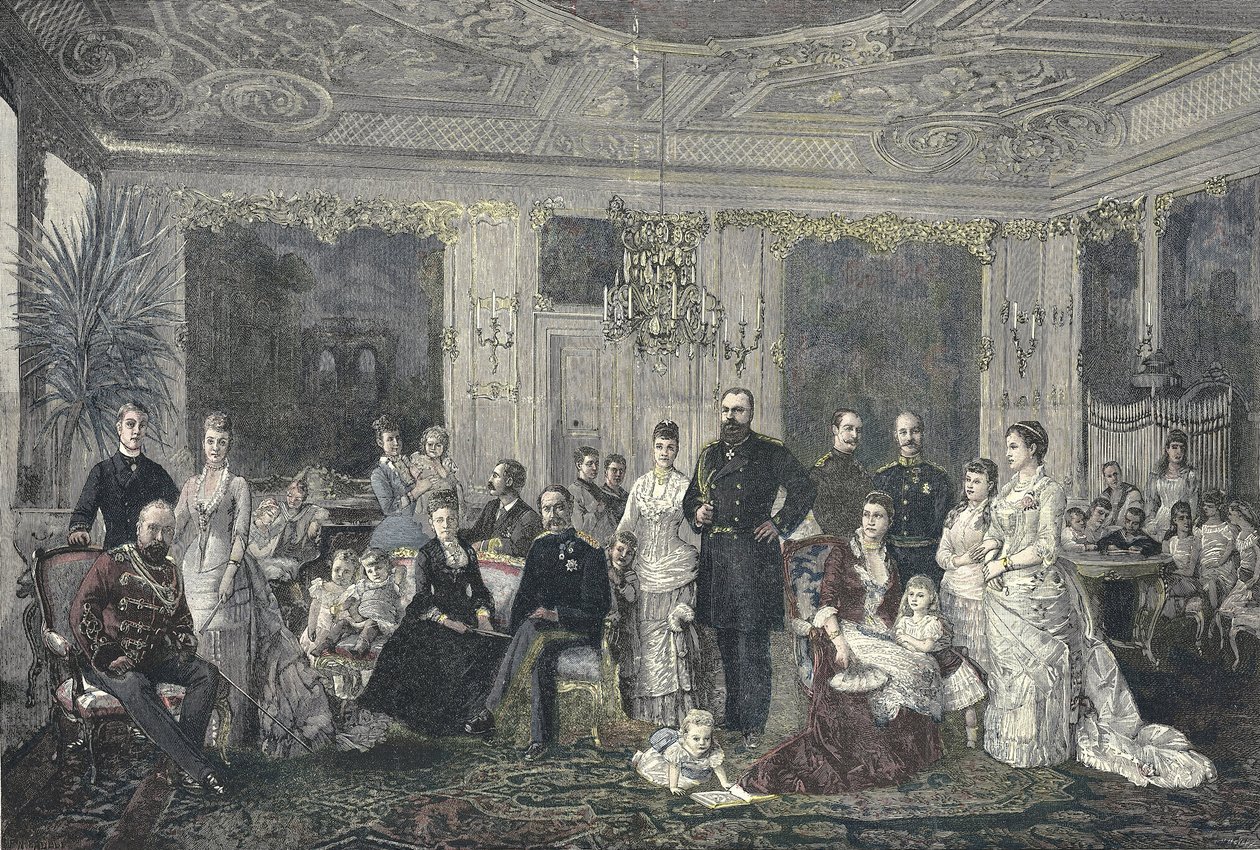 Danimarka kralı CHRISTIAN IX by French School