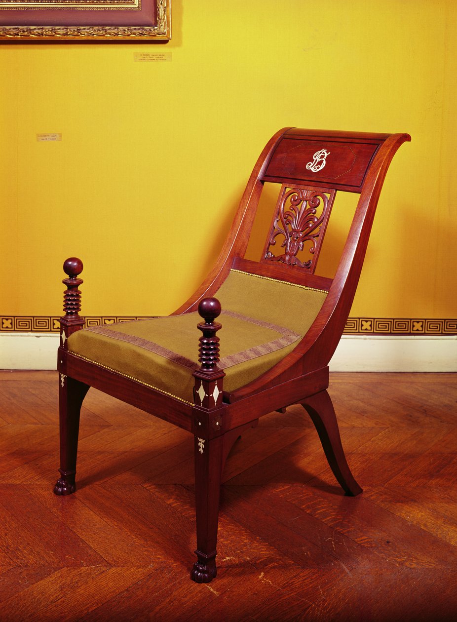 Sandalye, First Empire Style, 1810 (ahşap) by French School