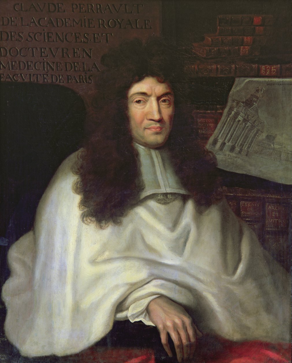 Claude Perrault (1613-88) by French School