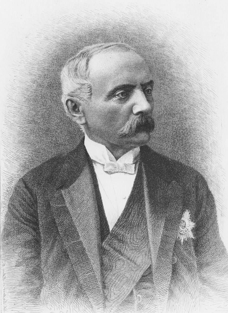 Clovis, Hohenlohe Prensi (gravür) by French School