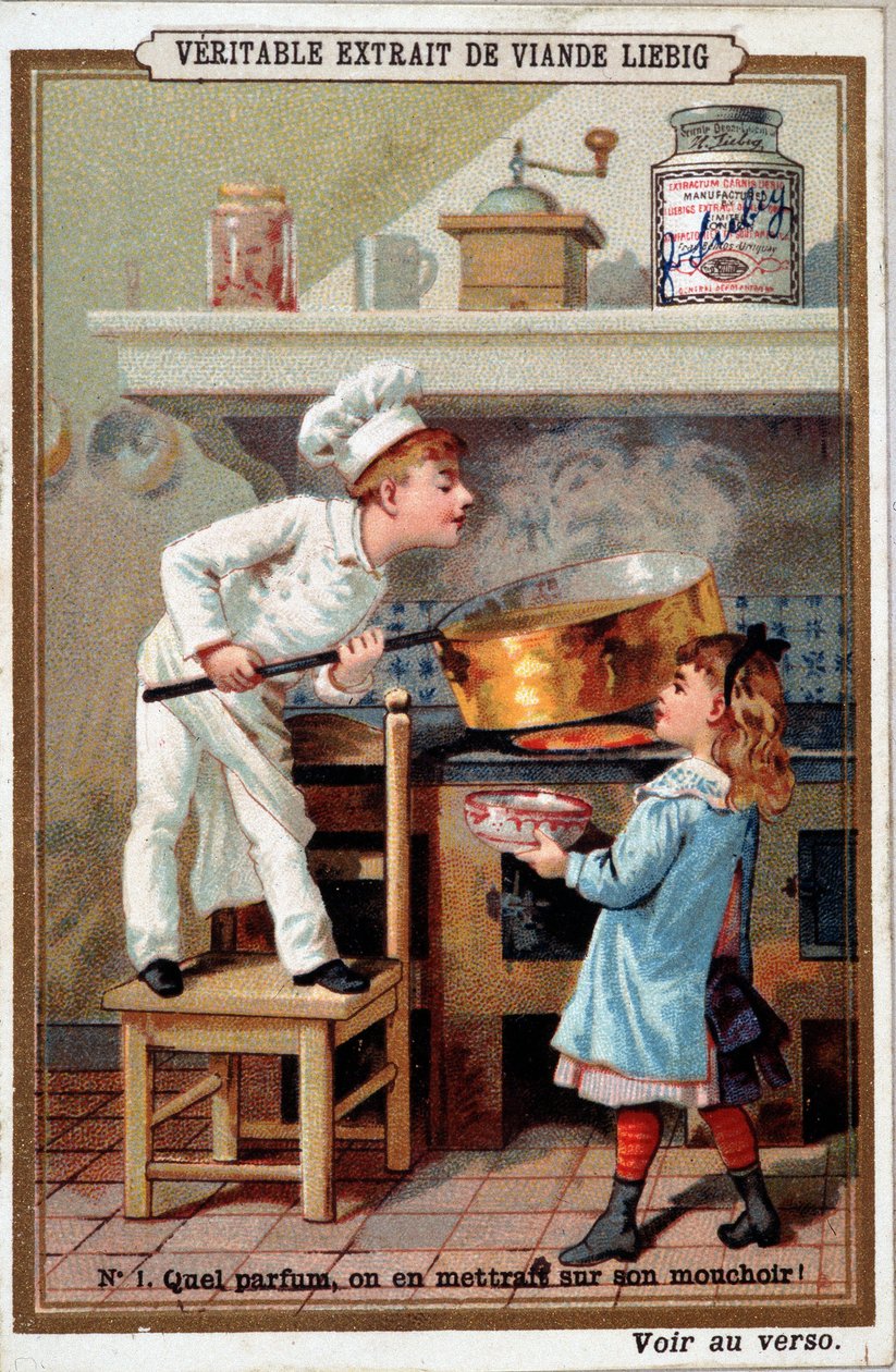 Fırınında pişirin - kromo. Liebig by French School