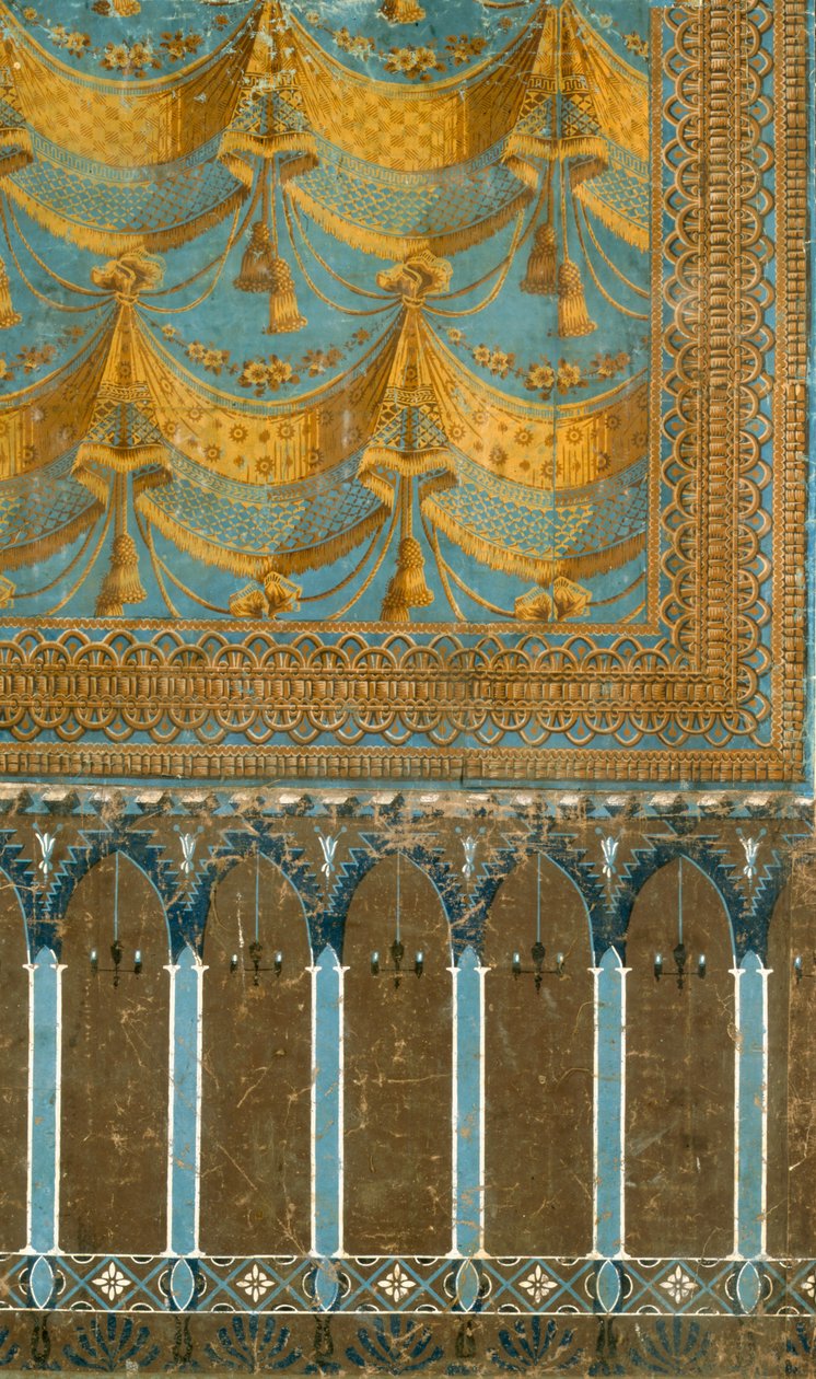 Dekoratif Fransız Duvar Kağıdı c.1800 by French School