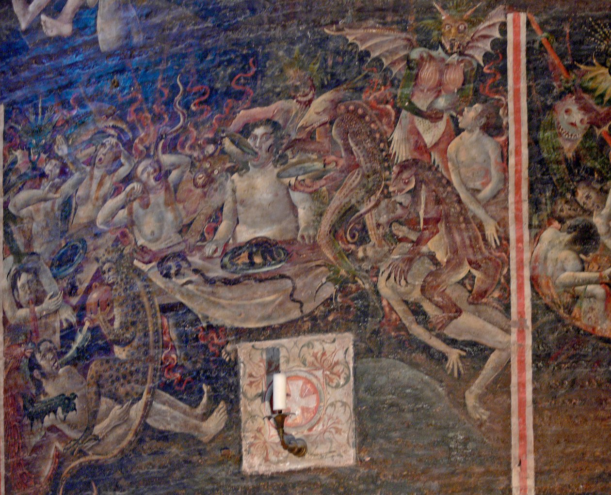 Son Yargının bir bölümünü tasvir eden by French School
