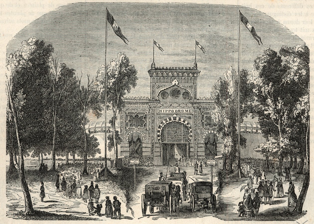 Edmond Texier 1852 tarafından “Tableau-de-Paris” de gravür by French School