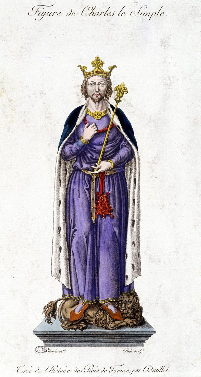 Basit Charles III Figürü by French School