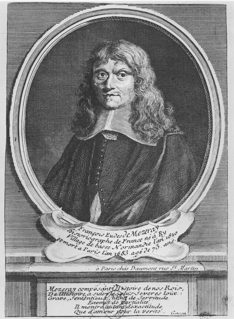 Francois Eudes de Mézeray (gravür) by French School