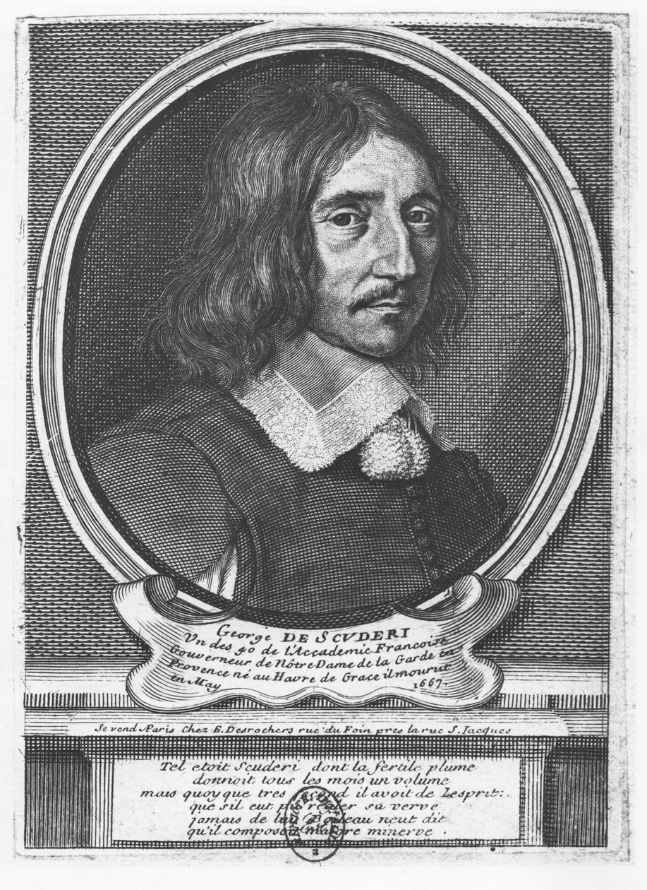 Georges de Scudéry (gravür) by French School
