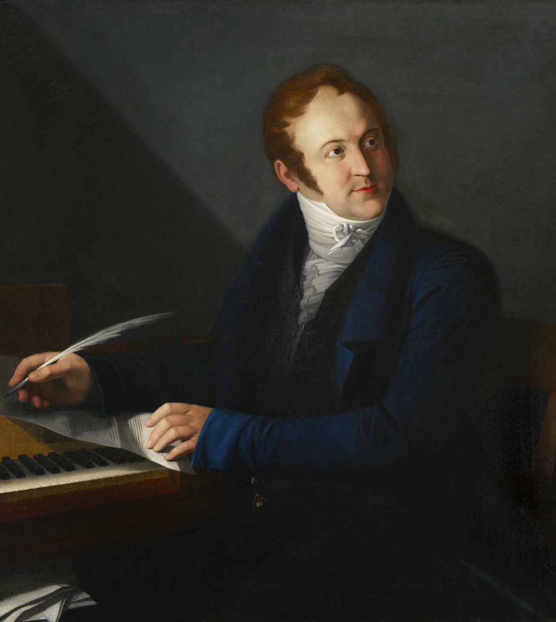 Gioacchino Antonio Rossini, 1824 dolayları by French School