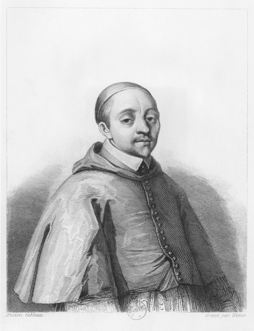 Giulio Alberoni (gravür) by French School
