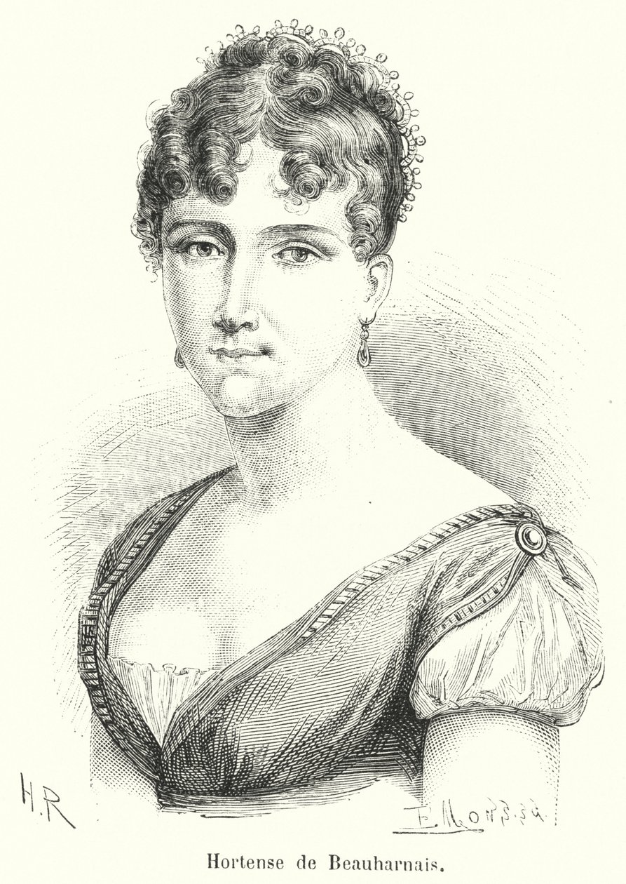 Hortense de Beauharnais (gravür) by French School