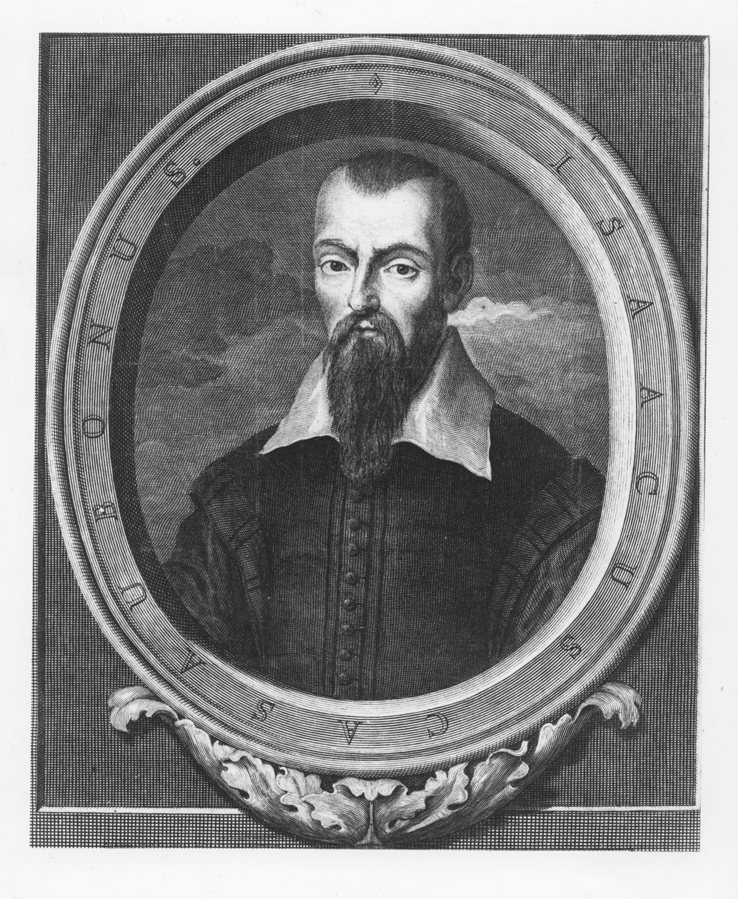 Isaac Casaubon (gravür) by French School