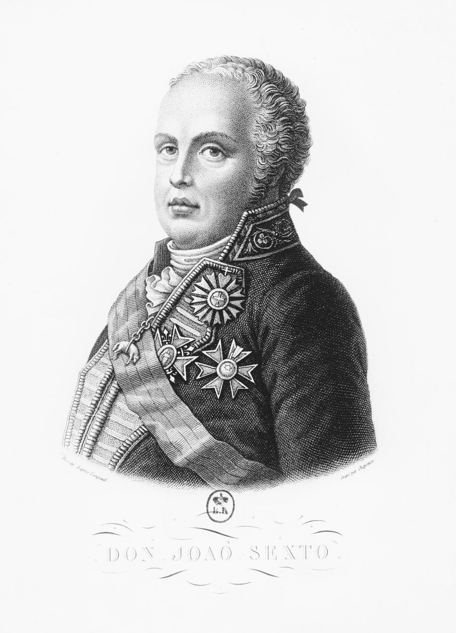Portekiz John VI (gravür) by French School