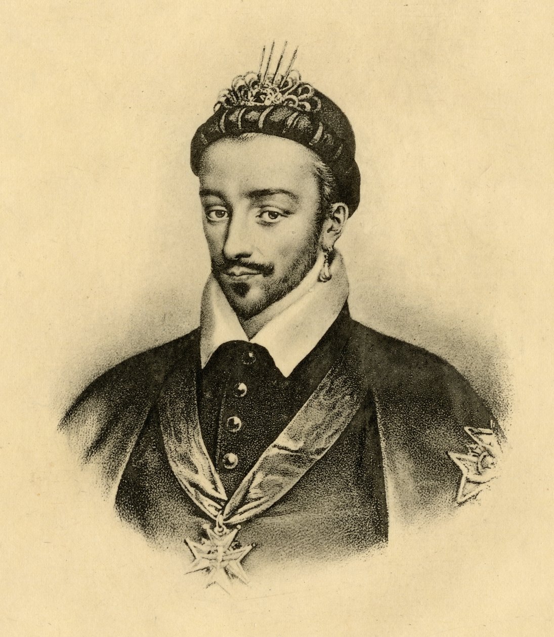 Fransa Kralı III. Henri (1551-89) by French School