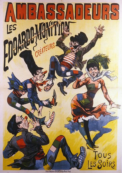Büyükelçiler posteri (renkli taş) by French School