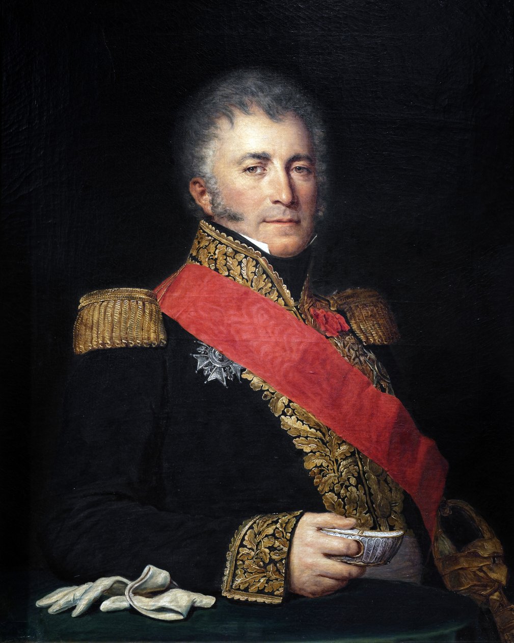 Korgeneral Bertrand Pierre de Castex by French School