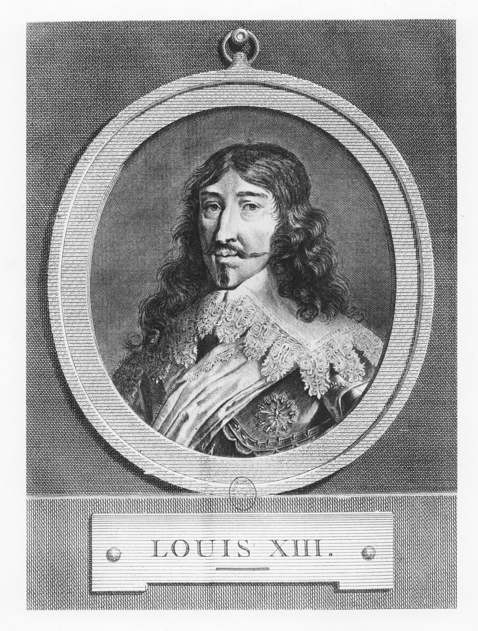 Louis XIII, Fransa Kralı (gravür) by French School