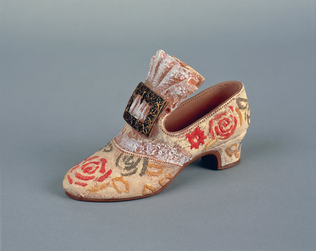Louis XV ayakkabı by French School