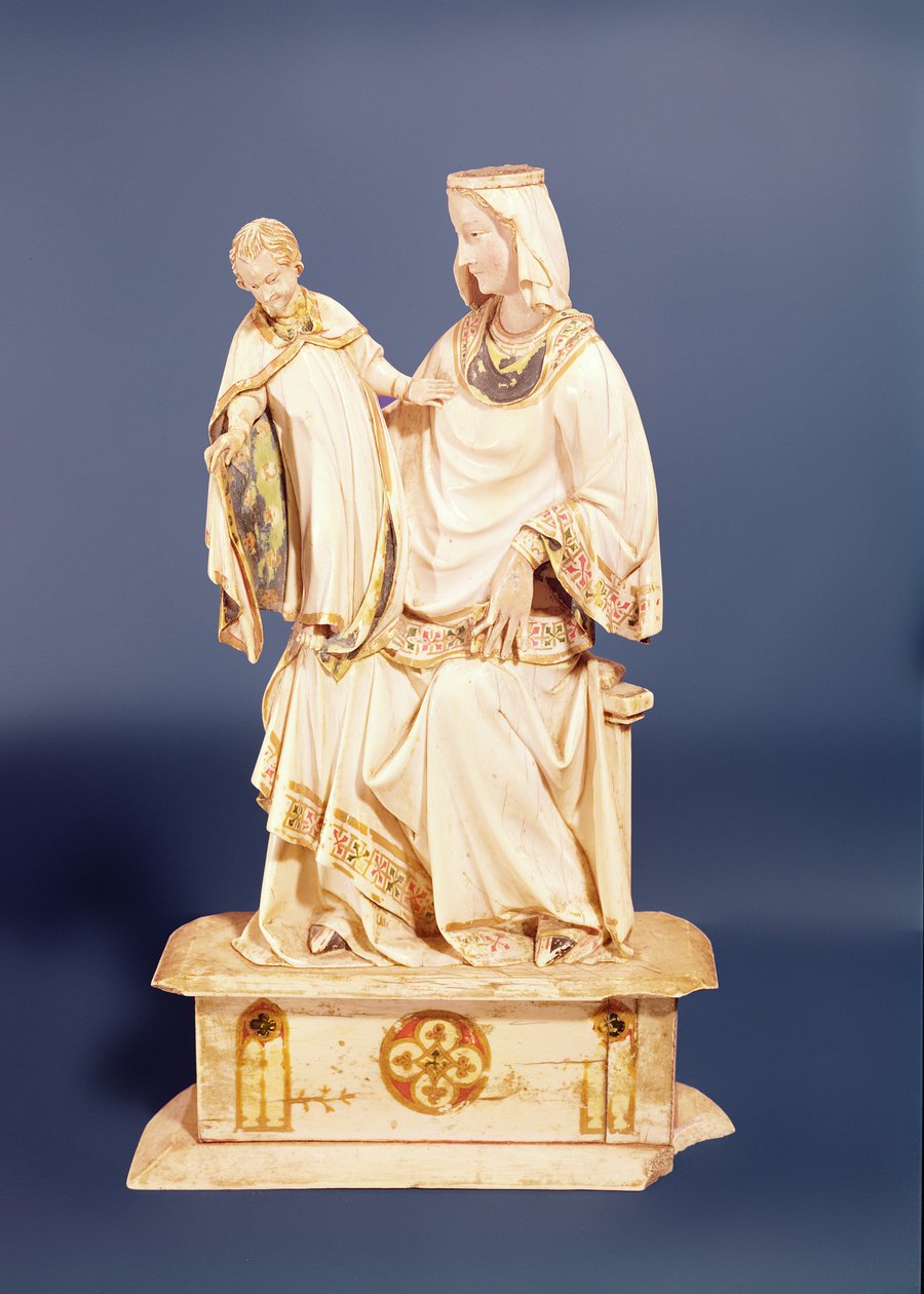 madonna ve çocuk by French School