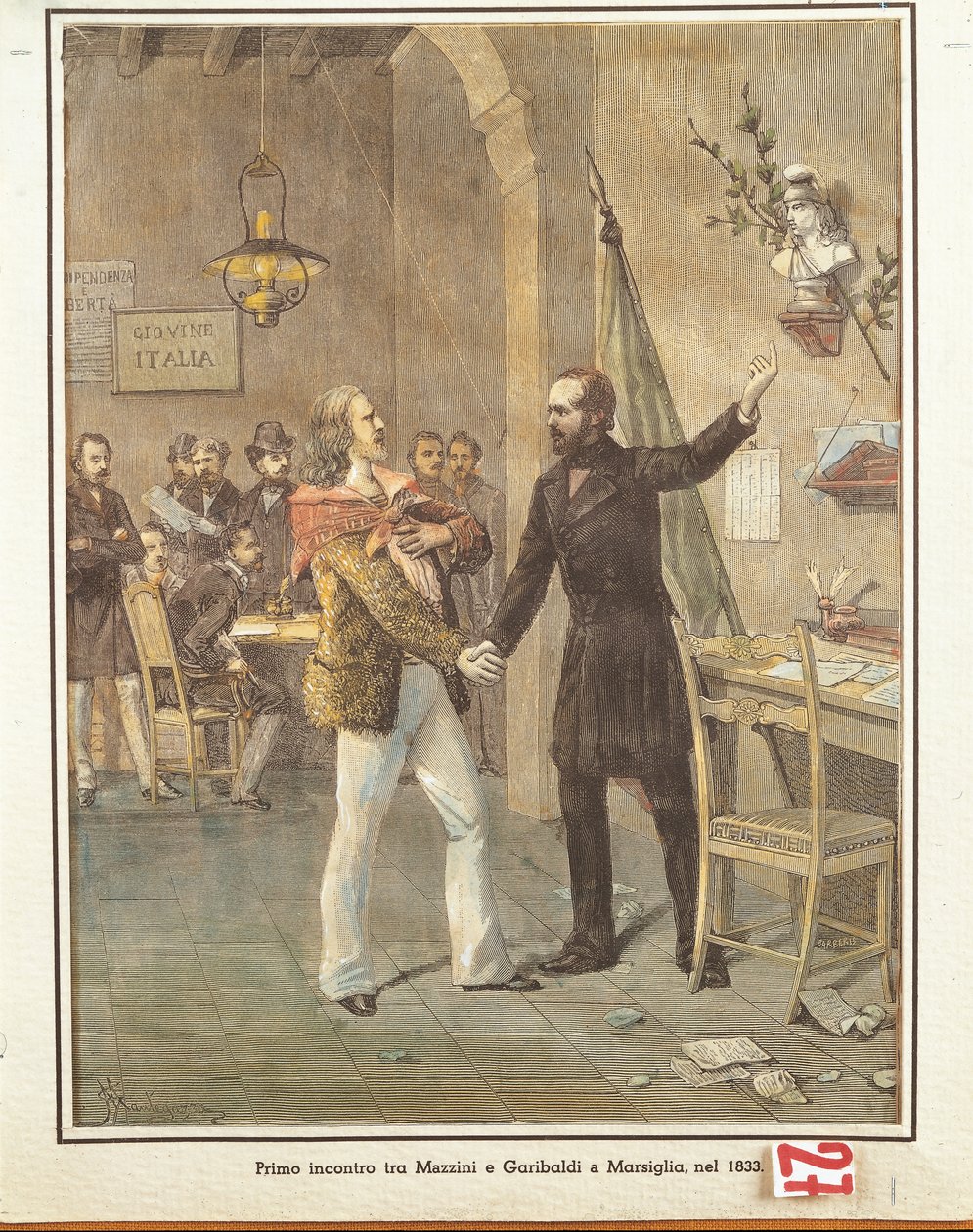 Mazzini ve Garibaldi Marsilya