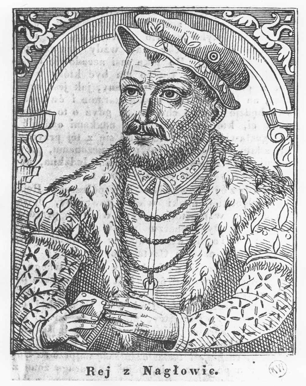 Mikolaj Rej (gravür) by French School