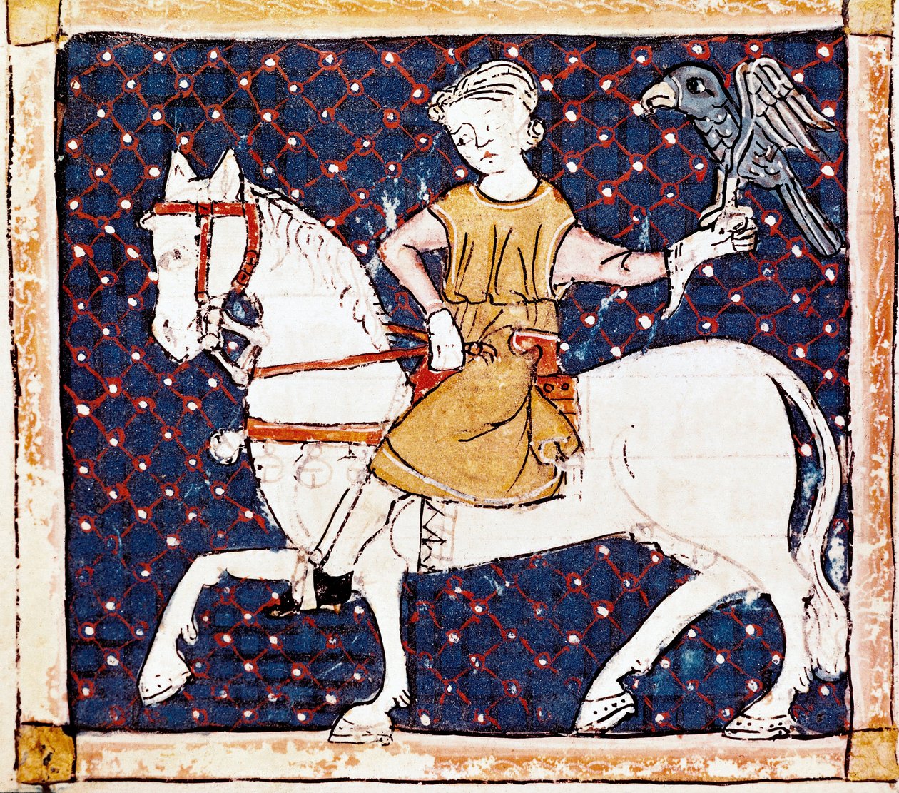 Nisan Ayı: Falconer by French School