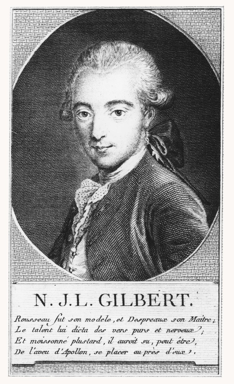 Nicolas J. Gilbert (gravür) by French School