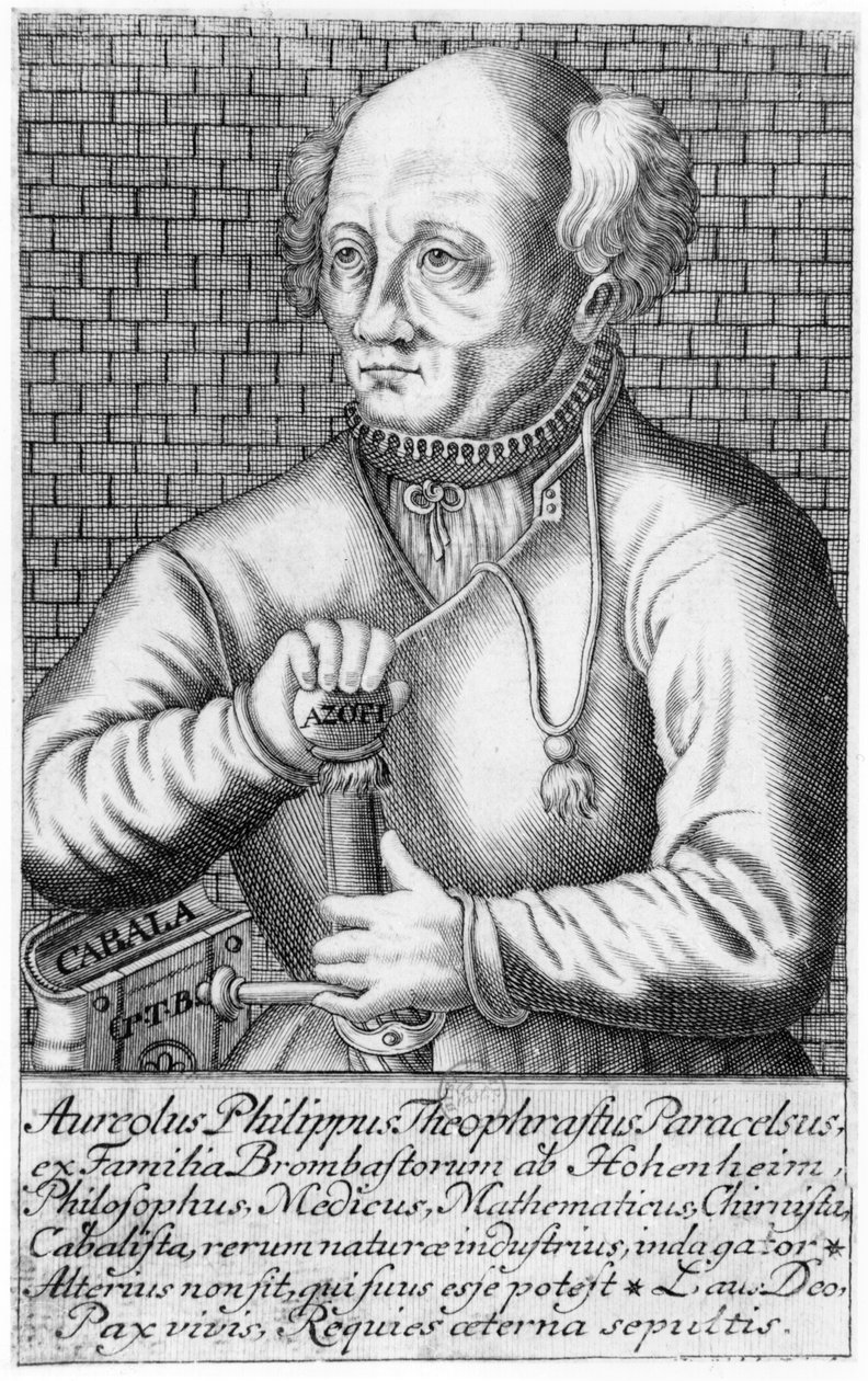 Paracelse (1493-1541) by French School
