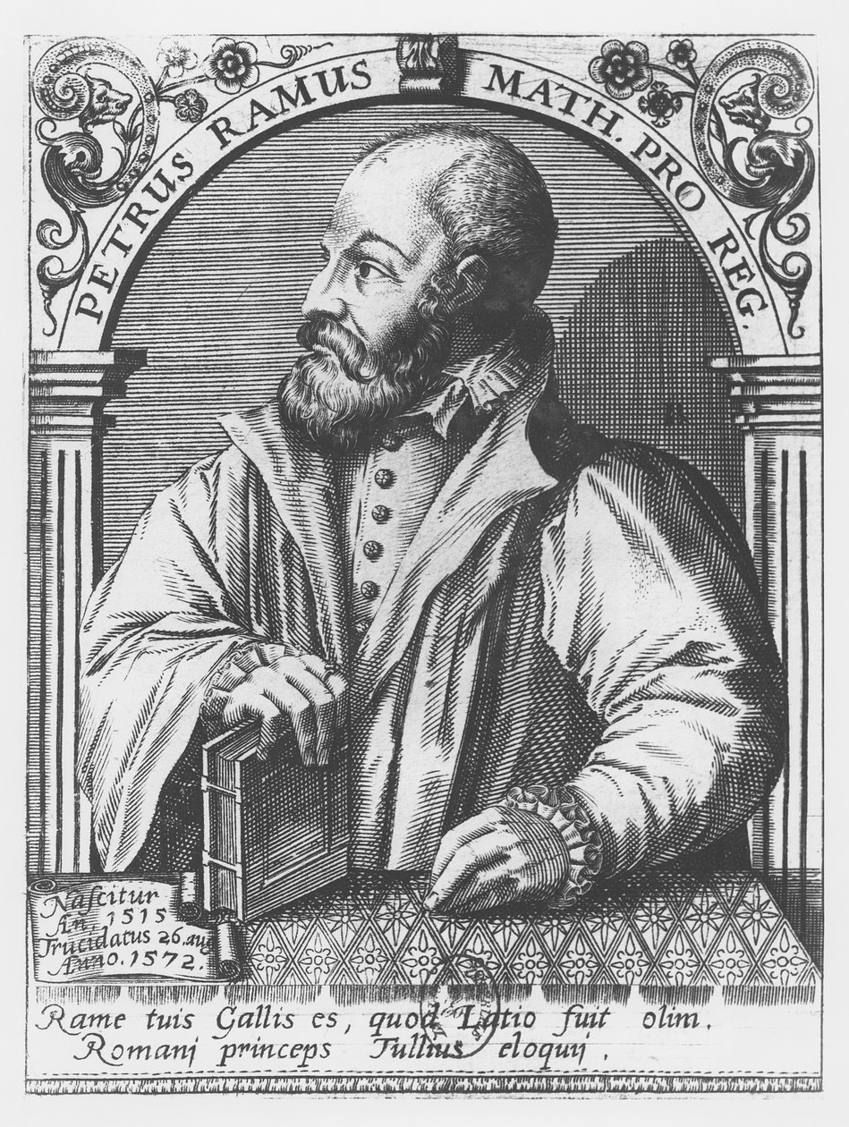 Pierre Ramus (gravür) by French School