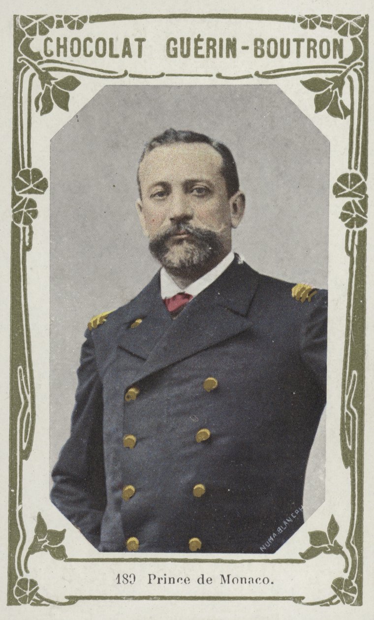 Prince de Monaco (renkli fotoğraf) by French School