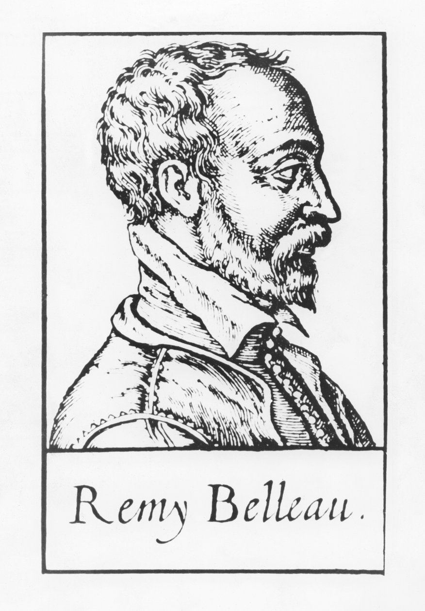 Remy Belleau (gravür) by French School