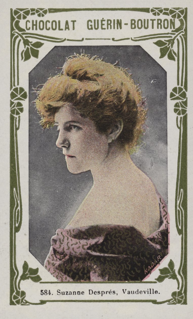 Suzanne Despres, Vaudeville (renkli fotoğraf) by French School