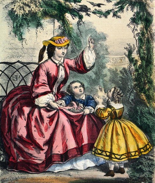 Kuş Yuvası (renkli taş) by French School