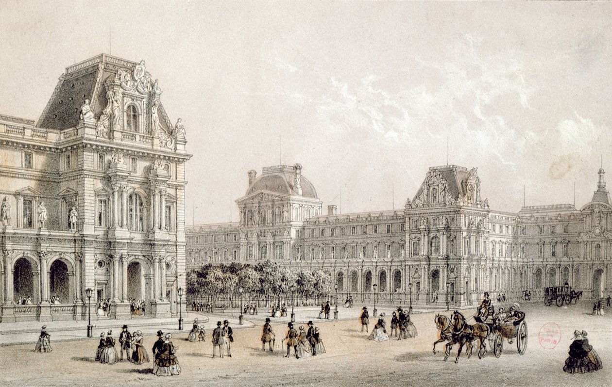 Bitmiş Louvre by French School