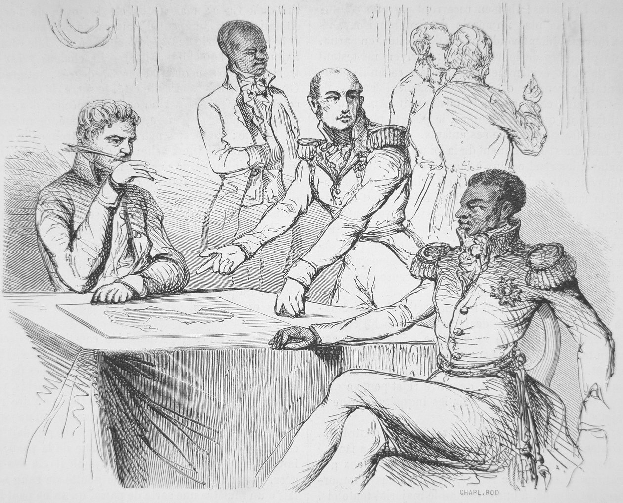 Haiti üzerinde Fransız Antlaşması by French School