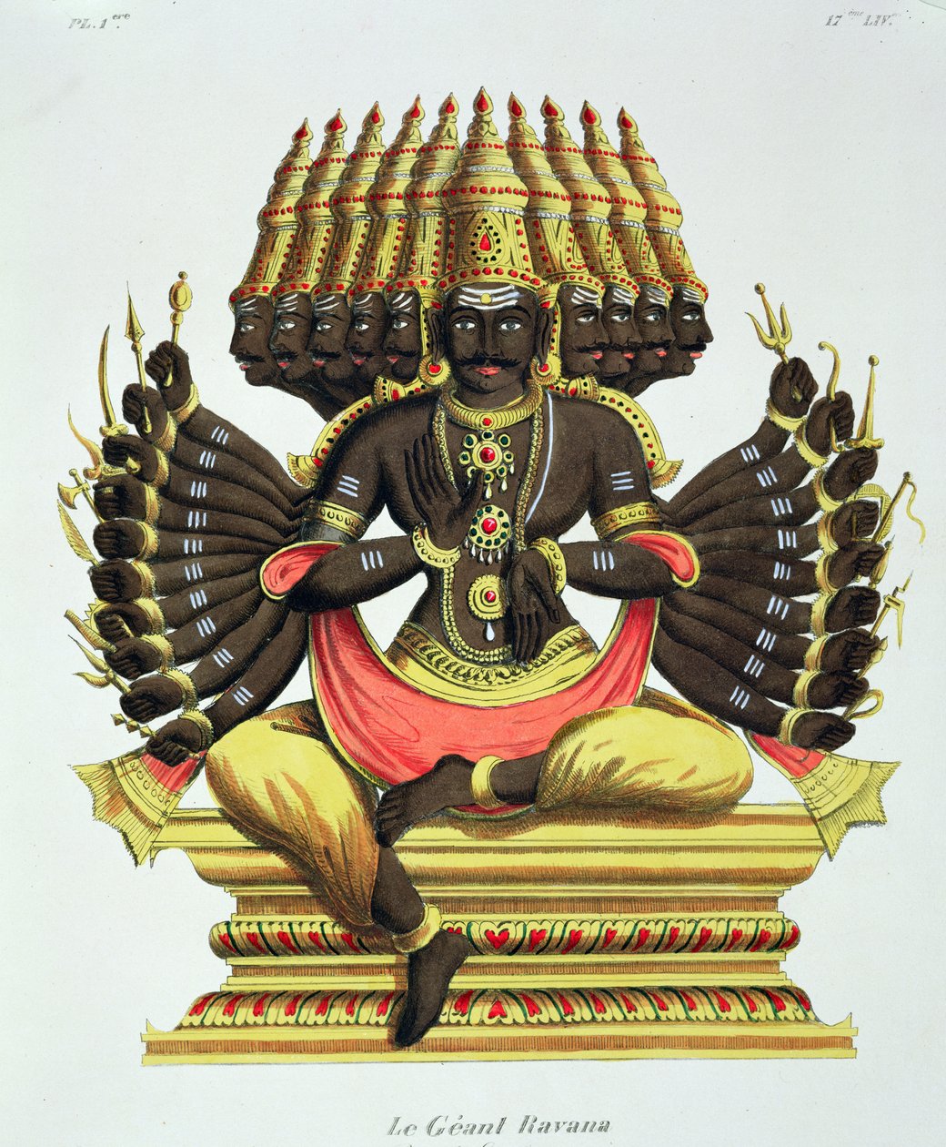 Dev Ravana by French School
