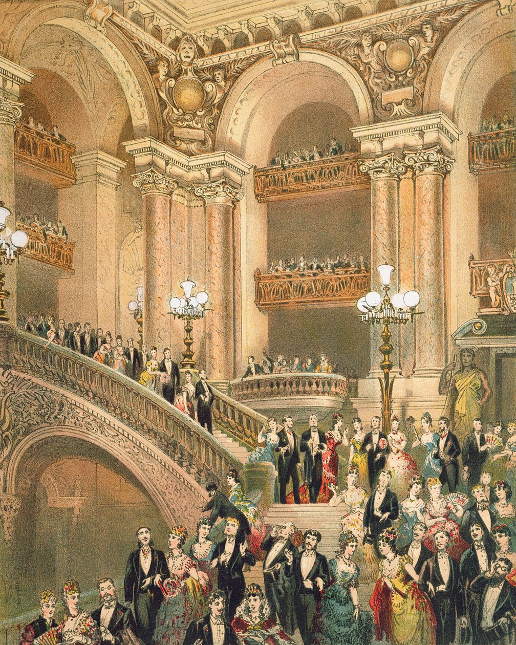 Operanın Merdiveni, 1875 dolayları by French School