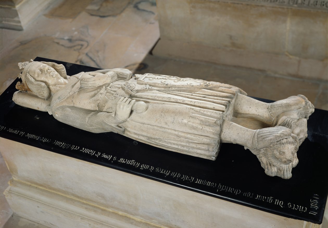 Anjou Charles I (1226-85) Mezarı by French School