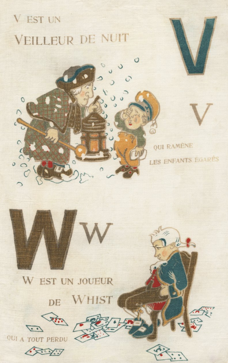 VW Gece bekçisi ve Whist oyuncusu. by French School