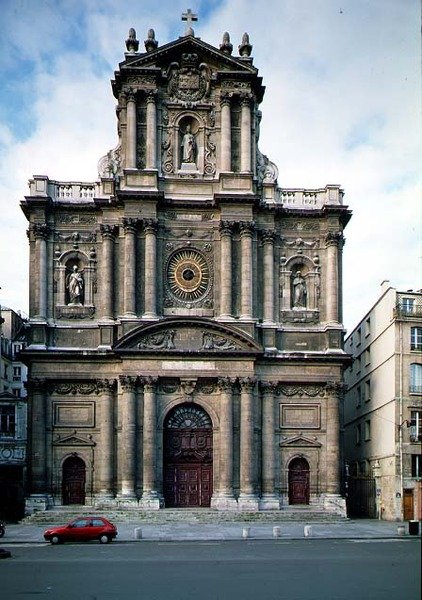 Batı cephesinin görünümü by French School