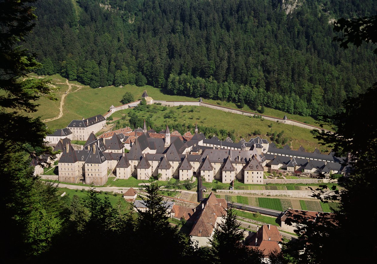 Manastır kompleksinin görünümü by French School